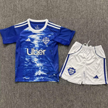 2025/26 Como Home Blue Kids Soccer Jersey