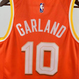 2026 Cleveland GARLAND #10 Orange City version NBA Jerseys