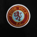 2026 Aston Villa Black Retro Style Hoody 黑色 小绣花