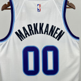 2026 Jazz MARKKANENE #00 White NBA Jerseys