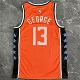 2026 Clippers GEORGE #13 Orange City version NBA Jerseys
