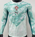 2026/27 Portugal Away Player Version Long Sleeve Soccer Jersey