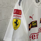 2026 Ferrari White F1 Team T-Shirt 圆领