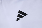 2026/27 RM White Zipper Jacket Tracksuit