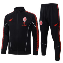 2026/27 AC Black Jacket Tracksuit
