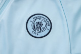 2026/27 Man City Light Blue Kids Jacket Tracksuit