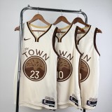 2026/27 Warriors CURRY #30 Beige City version NBA Jerseys