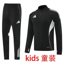 2026/27 AD Black Kids Sweater Tracksuit