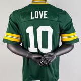 LOVE #10 Men's Green Bay Packers NFL Jersey 包装工