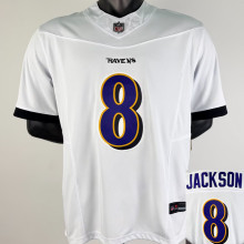Copy JACKSON #8 Men's Baltimore Ravens NFL Jersey 乌鸦