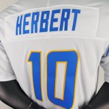 HERBERT #10 Men's Los Angeles Chargers NFL Jersey 闪电