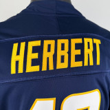 HERBERT #10 Men's Los Angeles Chargers NFL Jersey 闪电