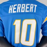 HERBERT #10 Men's Los Angeles Chargers NFL Jersey 闪电