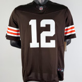 SANDERS #12 Men's Cleveland Browns NFL Jersey 布朗