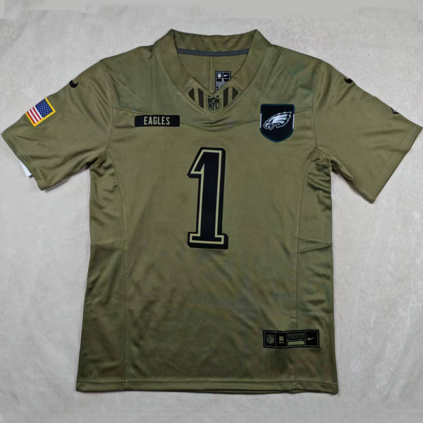 HURTS #1 Men's Philadelphia Eagles NFL Jersey  老鹰