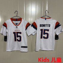 BONITTO #15 Denver Broncos Kids NFL Jersey 野马