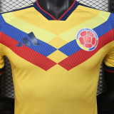 2026/27 Colombia Special Edition Yellow Player Version Soccer Jersey