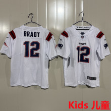 BRADY #12 New England Patriots Kids NFL Jersey 爱国者