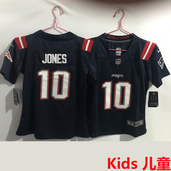 JONES #10 New England Patriots Kids NFL Jersey 爱国者