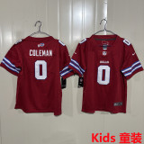 COLEMAN #0 Buffalo Bills Kids NFL Jersey 布法罗比尔
