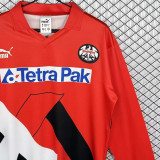 1993/1995 Frankfurt Home Red Retro Long Sleeve Soccer Jersey