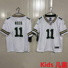 REED #11 Green Bay Packers Kids NFL Jersey 包装工