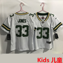 JONES #33 Green Bay Packers Kids NFL Jersey 包装工