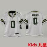 GOLDEN #0 Green Bay Packers Kids NFL Jersey 包装工