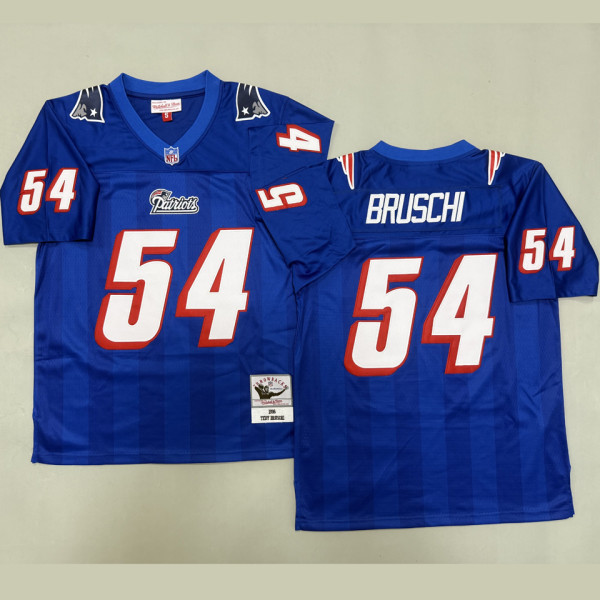 BRUSCHI #54 Men's New England Patriots Retro NFL Jersey 爱国者