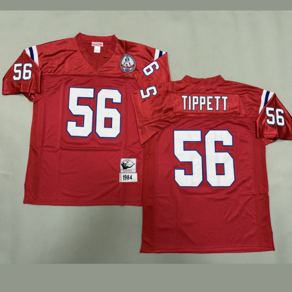 TIPPETT #56 Men's New England Patriots Retro NFL Jersey 爱国者