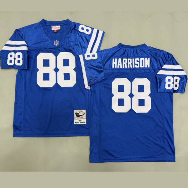 HARRISON #88 Men's Indianapolis Colts Retro NFL Jersey 小马