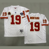 MONTANA #19 Men's Kansas City Chiefs Retro NFL Jersey 酋长