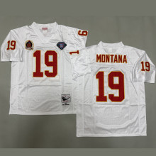 MONTANA #19 Men's Kansas City Chiefs Retro NFL Jersey 酋长