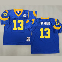 WARNER #13 Men's Los Angeles Rams Retro NFL Jersey 公羊