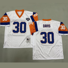 DAVIS #30 Men's Denver Broncos Retro NFL Jersey 野马