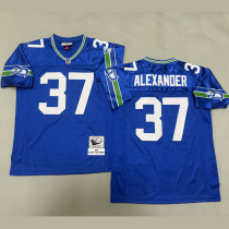 ALEXANDER #37 Seattle Seahawks Retro NFL Jersey 海鹰