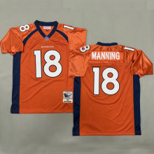 MANNING #18 Men's Denver Broncos Retro NFL Jersey 野马
