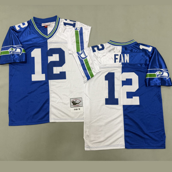 FAN #12 Seattle Seahawks Retro NFL Jersey 海鹰