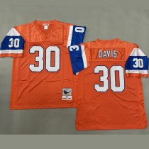 DAVIS #30 Men's Denver Broncos Retro NFL Jersey 野马