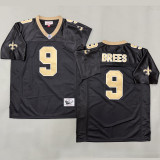 BREES #9 Men's New Orleans Saints Retro NFL Jersey 圣徒
