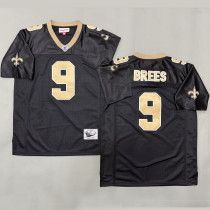 BREES #9 Men's New Orleans Saints Retro NFL Jersey 圣徒