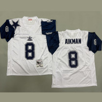 AIKMAN #8 Men's Dallas Cowboys Retro NFL Jersey 牛仔