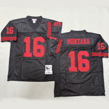 MONTANA #16 Men's San Francisco 49ers Retro NFL Jersey 49人