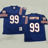 HAMPTON #99 Men's Chicago Bears Retro NFL Jersey 熊队