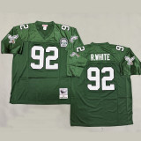 R.WHITE #92 Men's Philadelphia Eagles Retro NFL Jersey 老鹰