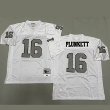 PLUNKETT #16 Men's Las Vegas Raiders Retro NFL Jersey 突袭者