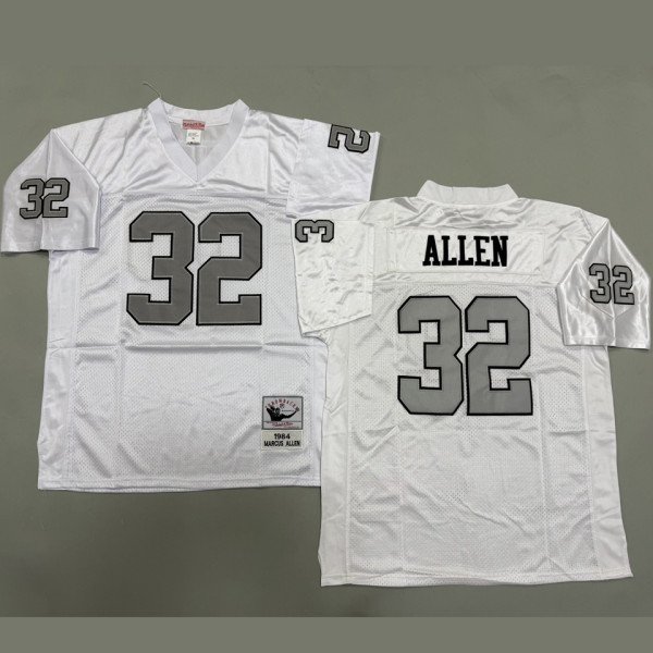 ALLEN #32 Men's Las Vegas Raiders Retro NFL Jersey 突袭者