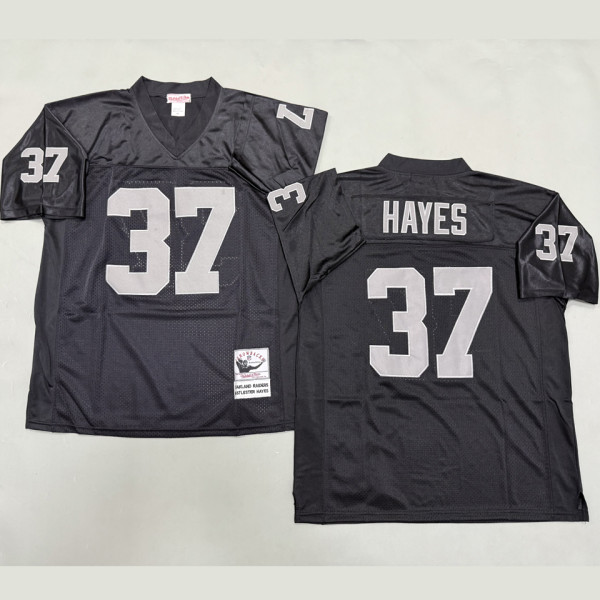 HAYES #37 Men's Las Vegas Raiders Retro NFL Jersey 突袭者