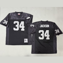 JACKSON #34 Men's Las Vegas Raiders Retro NFL Jersey 突袭者