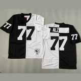 ALZADO #77 Men's Las Vegas Raiders Retro NFL Jersey 突袭者